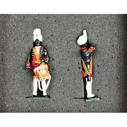 289 - Toy Soldiers - a collection of x5 Britains made hand painted metal toy soldiers comprising The Delhi... 