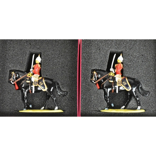 289 - Toy Soldiers - a collection of x5 Britains made hand painted metal toy soldiers comprising The Delhi... 