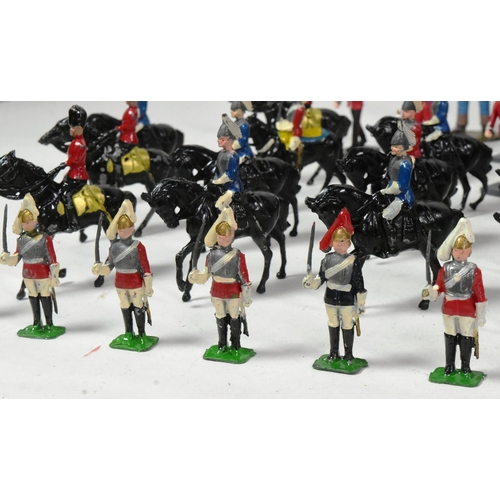 300 - Toy Soldiers - a collection of assorted toy soldiers to include vintage Britains lead figures of Bri... 