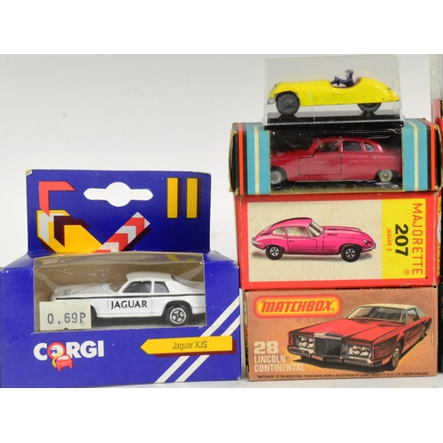 306 - Diecast - a collection of x12 assorted small scale diecast model cars to include; Matchbox 75 Series... 