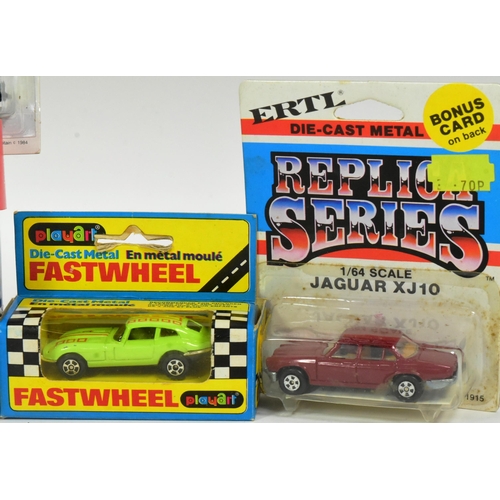 306 - Diecast - a collection of x12 assorted small scale diecast model cars to include; Matchbox 75 Series... 