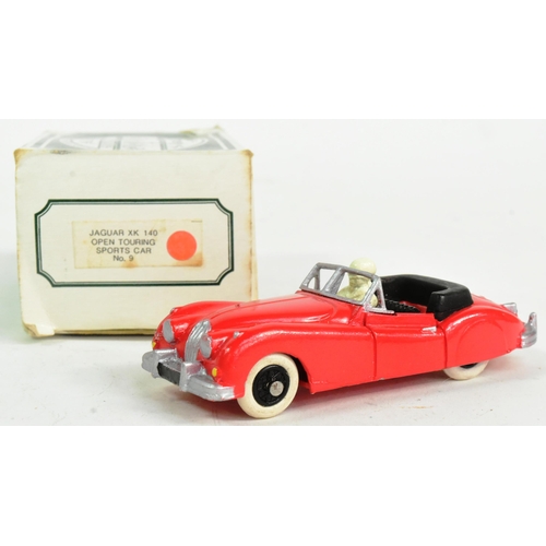 308 - Diecast - x2 diecast model Jaguar cars comprising Grand Prix Models ' Classic 34 ' 1/43 scale 1959 J... 