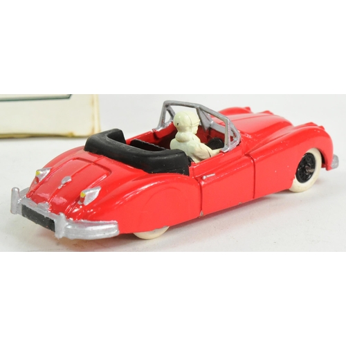 308 - Diecast - x2 diecast model Jaguar cars comprising Grand Prix Models ' Classic 34 ' 1/43 scale 1959 J... 