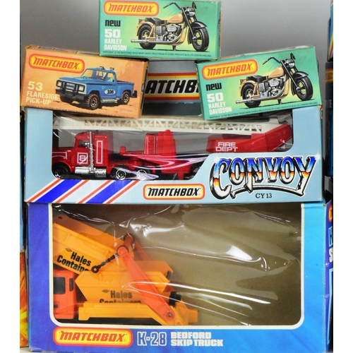 316 - Diecast - a collection of vintage Matchbox diecast models to include; Matchbox Convoy, Matchbox Supe... 