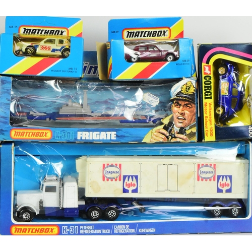 316 - Diecast - a collection of vintage Matchbox diecast models to include; Matchbox Convoy, Matchbox Supe... 