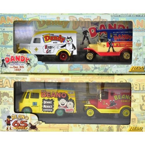 326 - Diecast - a collection of Lledo made Beano themed diecast models comprising Limited Edition 2005 box... 