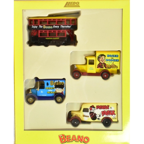 326 - Diecast - a collection of Lledo made Beano themed diecast models comprising Limited Edition 2005 box... 