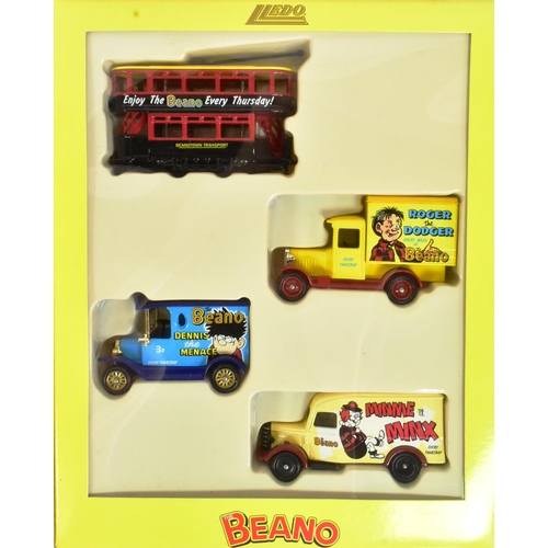 326 - Diecast - a collection of Lledo made Beano themed diecast models comprising Limited Edition 2005 box... 