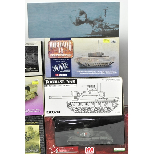 329 - Diecast - a collection of assorted diecast of Military interest to include; Unimax Forces of Valor, ... 