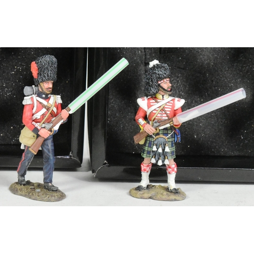 332 - Model Soldiers - x4 boxed King & Country Crimean War 1/30 scale hand painted metal soldier figurines... 