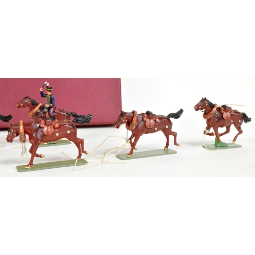 338 - Toy Soldiers - an original H M of Great Britain hand painted metal toy soldiers Royal Artillery Hors... 