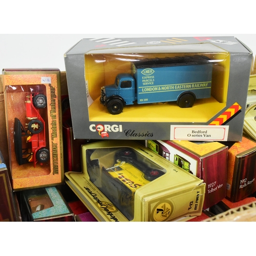 349 - Diecast - large collection assorted vintage Matchbox Models of Yesteryear and Corgi diecast model ca... 