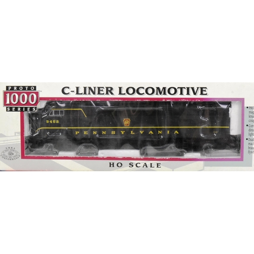 36 - Model Railway - x3 original HO / OO gauge model railway trainset locomotives comprising; AHM (Yugosl... 