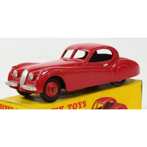 374 - Diecast - x2 original vintage Dinky Toys diecast models comprising; 157 Jaguar XK120 Coupe and 142 J... 