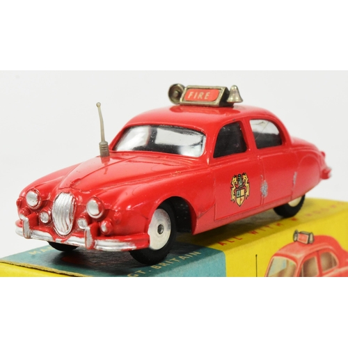 382 - Diecast - an original vintage Corgi Toys diecast model No. 213 2.4 Jaguar Fire Service Car. Model st... 