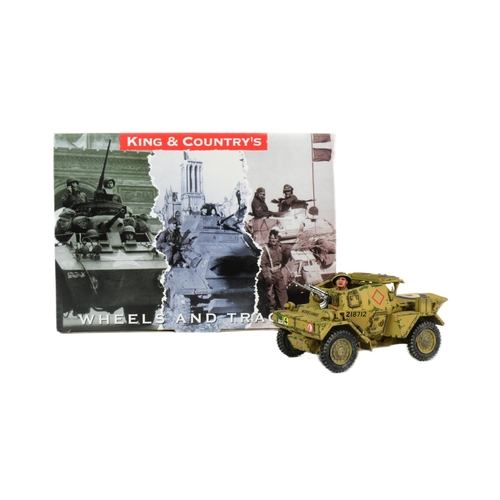 386 - King & Country - an original King & Country 1/30 scale hand painted model No. EA066 Desert Dingo. Hi... 