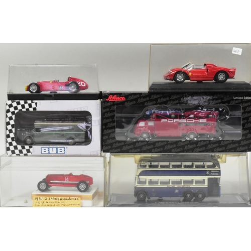 393 - Diecast - a collection of assorted diecast model cars of various scales and makers to include; Vites... 