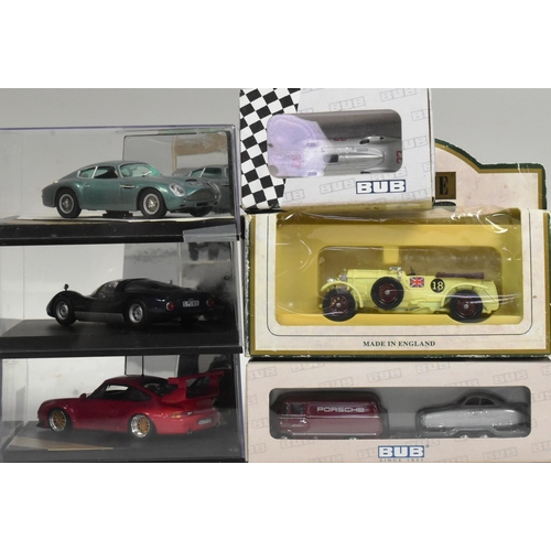 393 - Diecast - a collection of assorted diecast model cars of various scales and makers to include; Vites... 