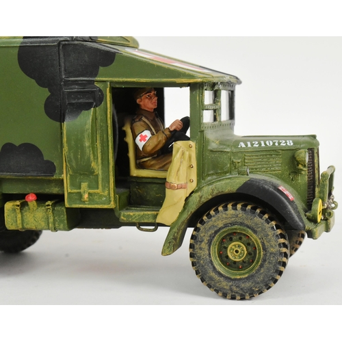 395 - King & Country - an original King & Country 1/30 scale hand painted model No. FOB040 Austin K2 Ambul... 