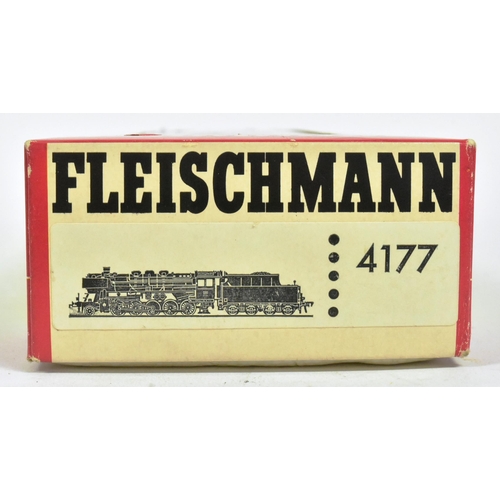 54 - Model Railway - a vintage German Fleischmann made HO / OO gauge model railway trainset locomotive No... 