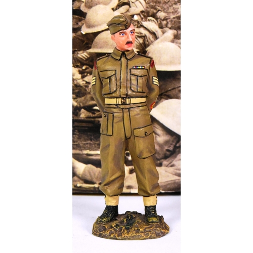 58 - King & Country - x2 original King & Country 1/30 scale hand painted model soldiers comprising; FOB05... 