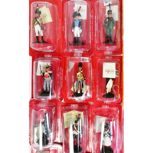 66 - Toy Soldiers - a collection of x50 assorted Del Prado Napoleon at War toy soldiers. The highly detai... 