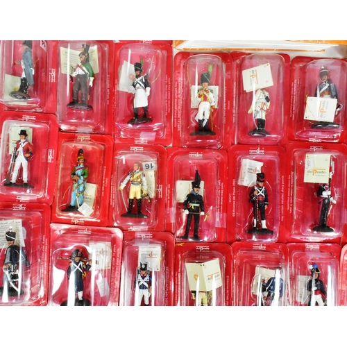 66 - Toy Soldiers - a collection of x50 assorted Del Prado Napoleon at War toy soldiers. The highly detai... 