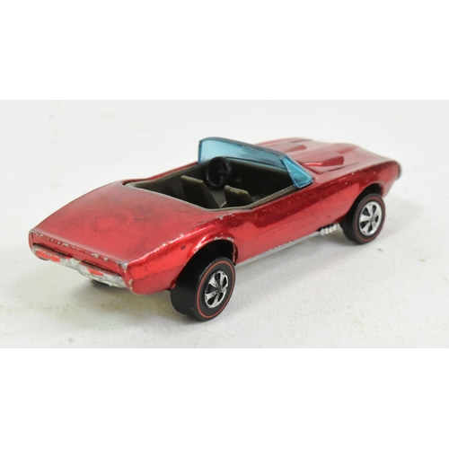 7 - Diecast - vintage 1960s (1967) Mattel made Hot Wheels Redline diecast model Custom Firebird. Metalli... 