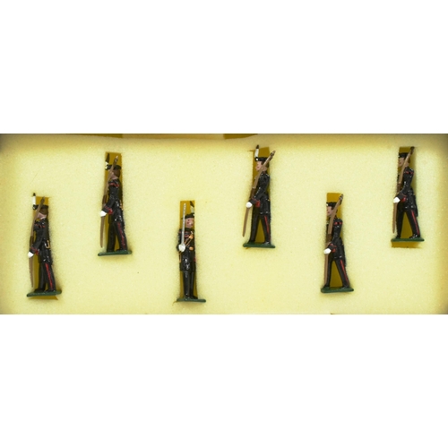 82 - Toy Soldiers - x3 original Marlborough Collectors Models painted metal toy soldiers comprising Royal... 