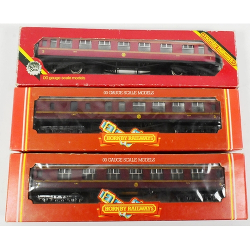 83 - Model Railway - a collection of x6 Hornby OO gauge model railway trainset locomotive rolling stock c... 