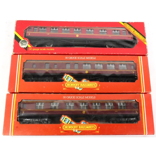 83 - Model Railway - a collection of x6 Hornby OO gauge model railway trainset locomotive rolling stock c... 