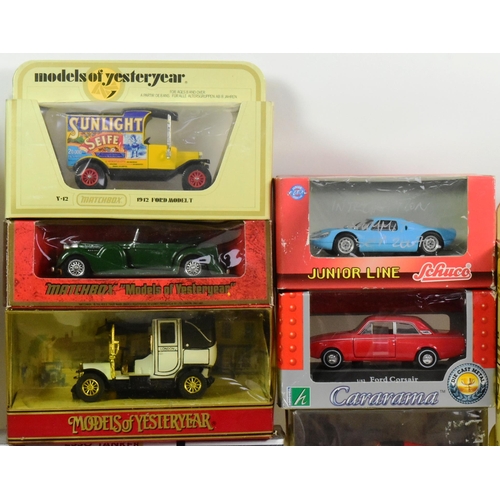 84 - Diecast - a collection of assorted diecast model cars and other vehicles. Largely Matchbox Models of... 