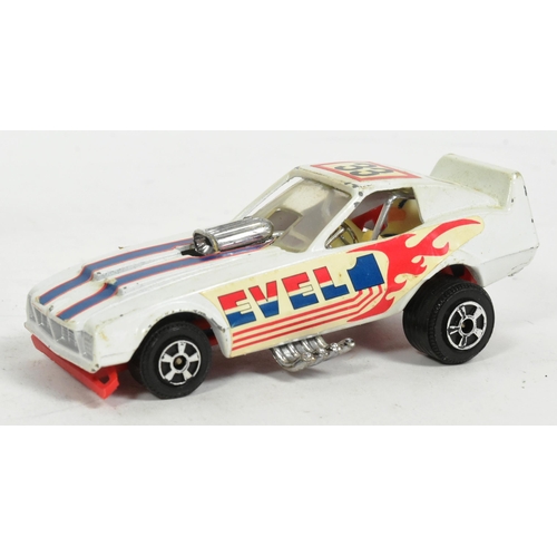 87 - Diecast - x2 vintage 1970s Ideal made Evel Knievel diecast vehicles comprising a box Sky Cycles (sti... 