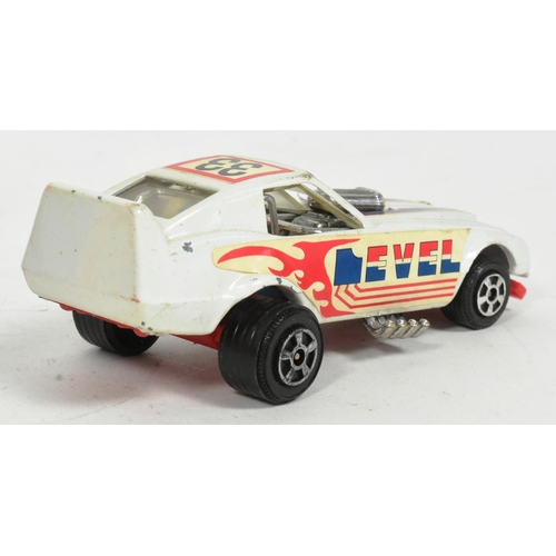 87 - Diecast - x2 vintage 1970s Ideal made Evel Knievel diecast vehicles comprising a box Sky Cycles (sti... 