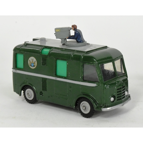 9 - Diecast - x4 original vintage Dinky Toys BBC diecast models comprising; 967 TV Mobile Control Room, ... 