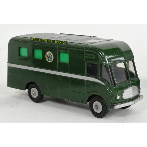 9 - Diecast - x4 original vintage Dinky Toys BBC diecast models comprising; 967 TV Mobile Control Room, ... 