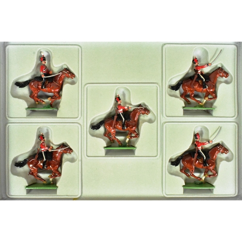 90 - Toy Soldiers - x3 H M of Great Britain made hand painted metal toy soldiers comprising Royal Devon Y... 