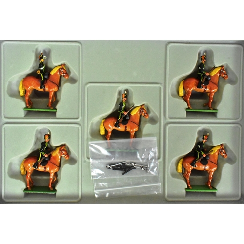 90 - Toy Soldiers - x3 H M of Great Britain made hand painted metal toy soldiers comprising Royal Devon Y... 