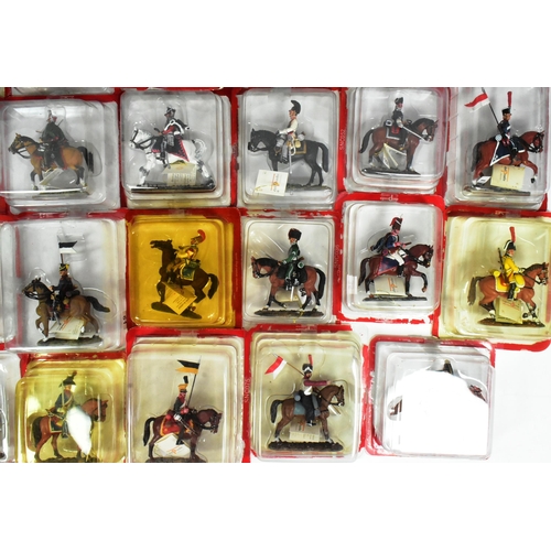 96 - Toy Soldiers - a collection of x50 assorted Del Prado Horse Mounted / Cavalry toy soldiers. The high... 