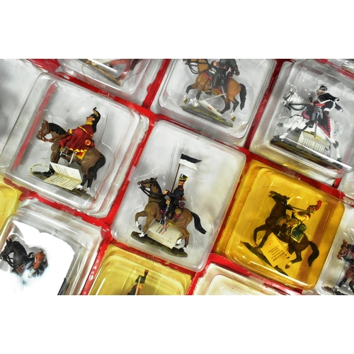 96 - Toy Soldiers - a collection of x50 assorted Del Prado Horse Mounted / Cavalry toy soldiers. The high... 