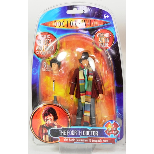 416 - Doctor Who - Character Options - a collection of x3 2004 era factory sealed Dr Who action figures - ... 