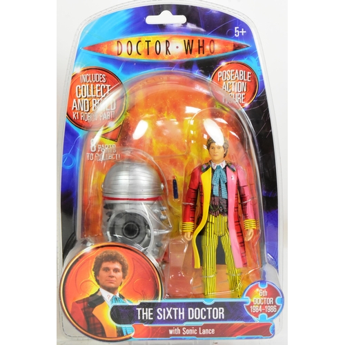 416 - Doctor Who - Character Options - a collection of x3 2004 era factory sealed Dr Who action figures - ... 