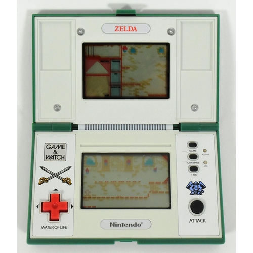 420 - Retro Gaming - a vintage 1980s (1989) Nintendo Game & Watch hand held video game console Zelda. The ... 