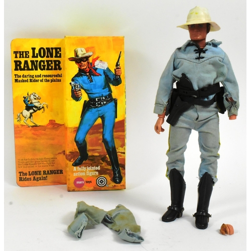 421 - The Lone Ranger - an original vintage 1970s (1973) Marx Toys The Lone Ranger playset action figure. ... 