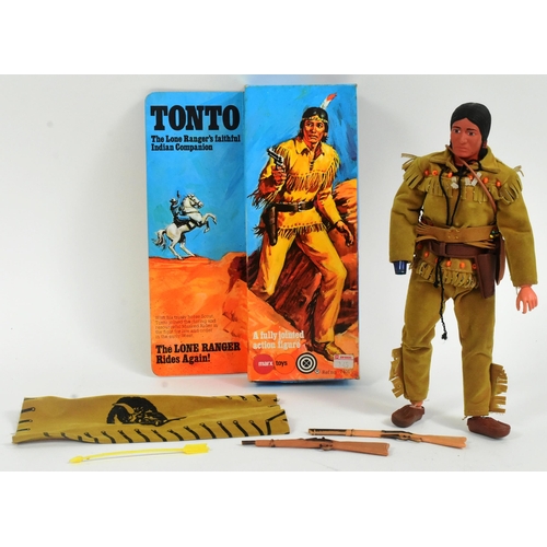 423 - The Lone Ranger - an original vintage 1970s (1973) Marx Toys The Lone Ranger ' Tonto ' playset actio... 