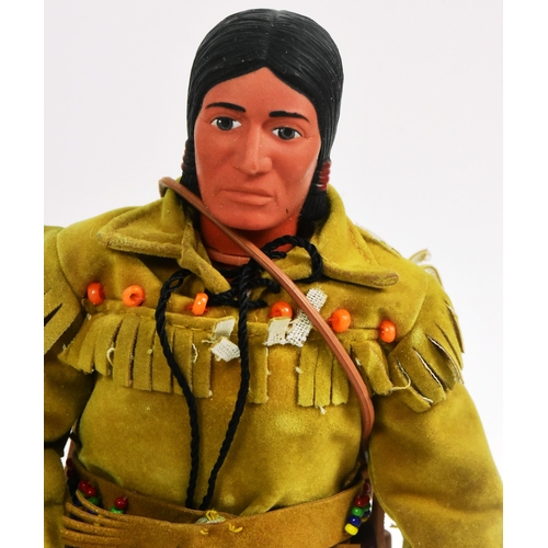 423 - The Lone Ranger - an original vintage 1970s (1973) Marx Toys The Lone Ranger ' Tonto ' playset actio... 