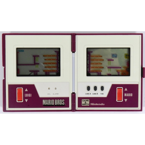 425 - Retro Gaming - a vintage 1980s (1989) Nintendo Game & Watch hand held video game console Mario Bros.... 