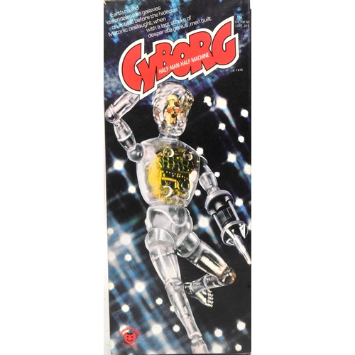 427 - Cyborg - Denys Fisher / Strawberry Fayre - an original vintage 1970s box for the Cyborg 'Half Man Ha... 