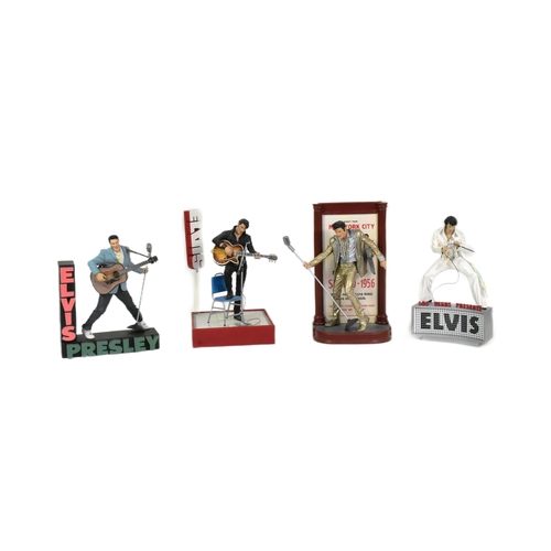 431 - McFarlane Toys - Elvis Presley - a collection of x4 c2000s McFarlane Toys made Elvis Presley diorama... 