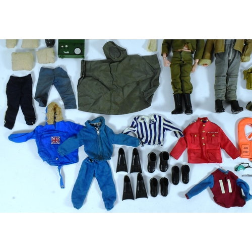 435 - Action Man - x2 vintage 1960s Palitoy Action Man figures, both painted head examples together with a... 